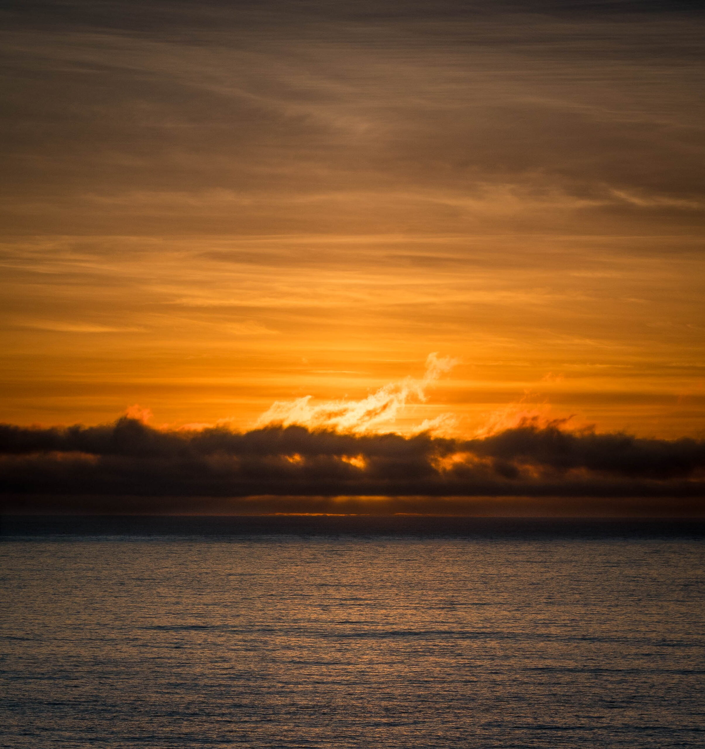 Clouds on Fire